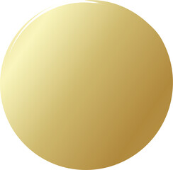 Gold round brush. Circle design elements