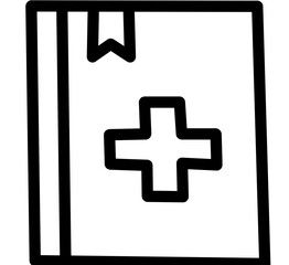 medical service icon on white background