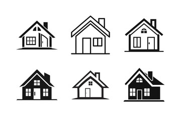 house silhouette svg icon