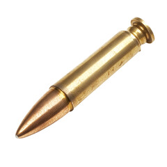 Bullet Cartridge Closeup Golden Brass Ammunition Weapon,