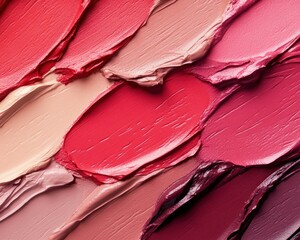 Cosmetic swatches lip colors