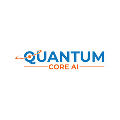 Futuristic quantum logo with sleek lines and tech-inspired elements, perfect for advanced tech, AI, or science brands focused on innovation, precision, and intelligence.

