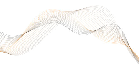 Abstract white background with flowing curved wavey  lines creating a wave  pattern design element effect for wallpaper background.