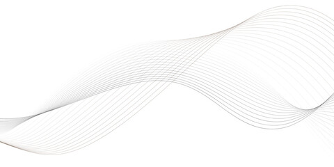 Abstract white background with flowing curved wavey  lines creating a wave  pattern design element effect for wallpaper background.