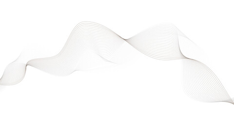 Abstract white background with flowing curved wavey  lines creating a wave  pattern design element effect for wallpaper background.