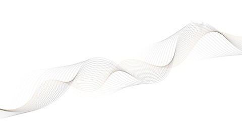Abstract white background with flowing curved wavey  lines creating a wave  pattern design element effect for wallpaper background.