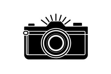 simple camera flash icon