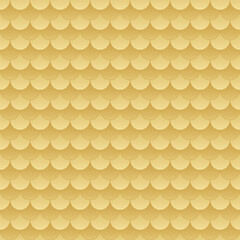 Geometric ornament with semicircular shapes. Seamless background. Texture.