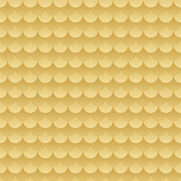 Geometric ornament with semicircular shapes. Seamless background. Texture.