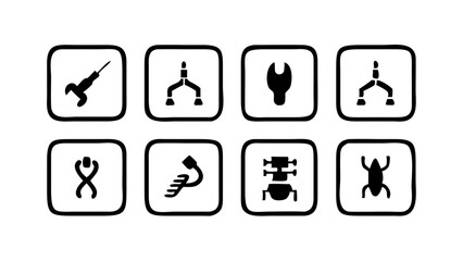 Abstract black background texture image