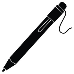 Vector Illustration of a Smart Pen for Digital Note-Taking