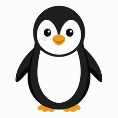 penguin on a white background