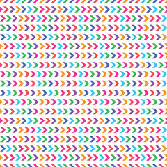 Arrows grid vibrant color pattern seamless