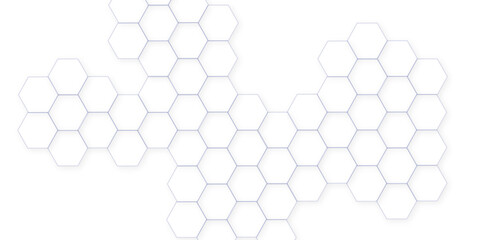 Abstract white background. Luxury white pattern with hexagons. abstract 3d hexagonal background. modern background with hexagons. Geometric mesh cell texture. modern futuristic wallpaper.