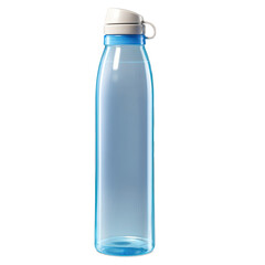 Stay hydrated in style with this sleek, light blue water bottle. Perfect for the gym, office, or on-the-go.