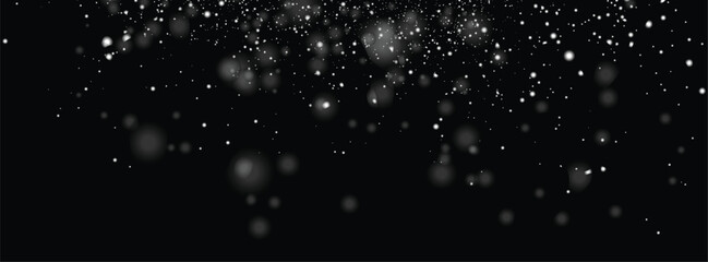 Falling snowflakes abstract background design