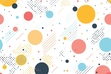 Abstract background with circles. Minimal geometric background. Dynamic shapes composition. abstract background with circles