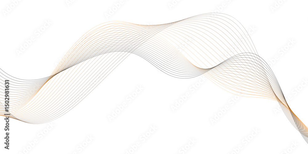 Poster abstract background featuring flowing lines that create a wave pattern. ideal for modern designs, pr