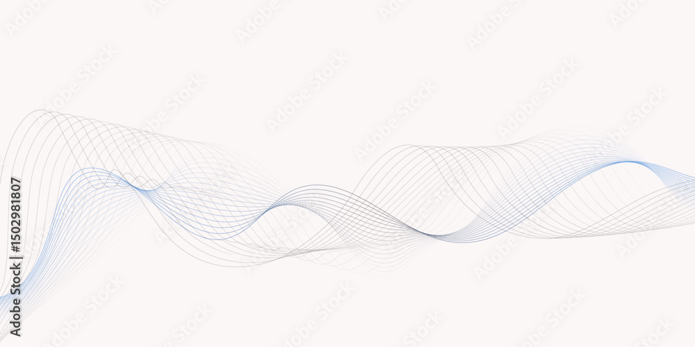 Poster abstract background featuring flowing lines that create a wave pattern. ideal for modern designs, pr