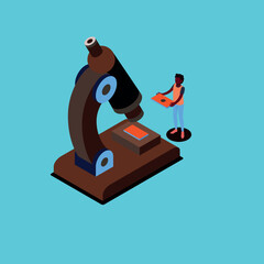 Vintage technology and science instruments, including an electric iron, guitar, and telephone, isolated 3d metal objects for business research