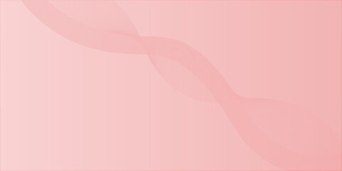 Abstract Pink Wave Design with Light Curves and Lines Background