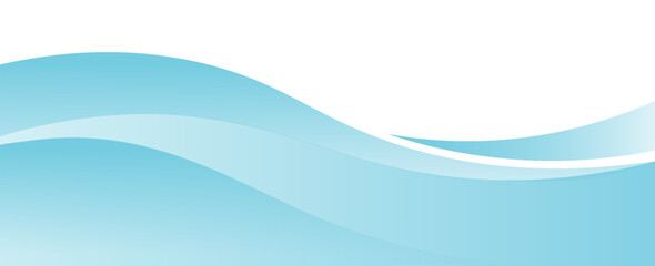 Abstract blue waves background, minimal waves design concept