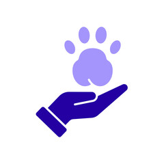 Icon a pet care, isolated against a clean background.