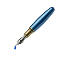 fountain pen isolated on white