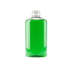 green glass bottle,