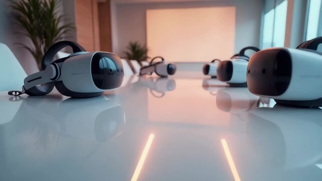 Explore a stylish virtual office featuring quality furniture and a modern vibe perfect for business activities