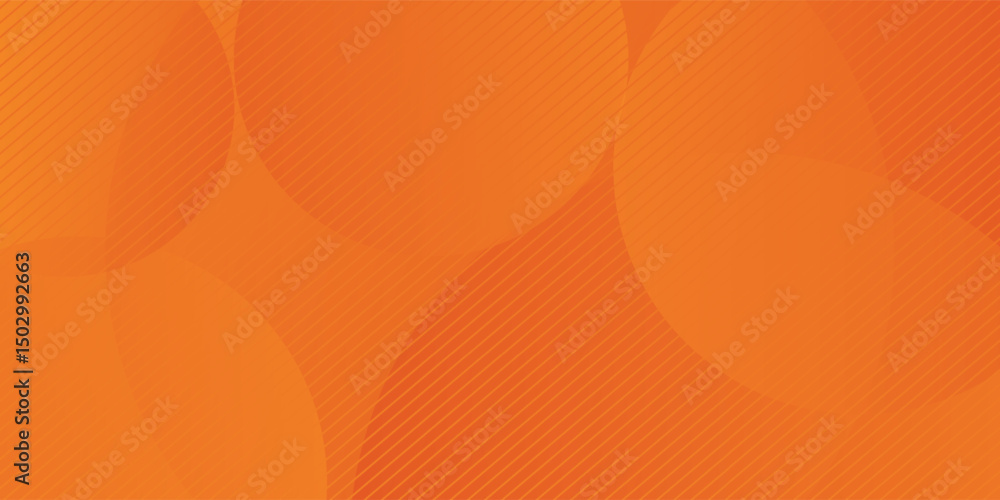 Poster modern orange abstract background with flowing wave lines. dynamic wave. smooth curve lines design e