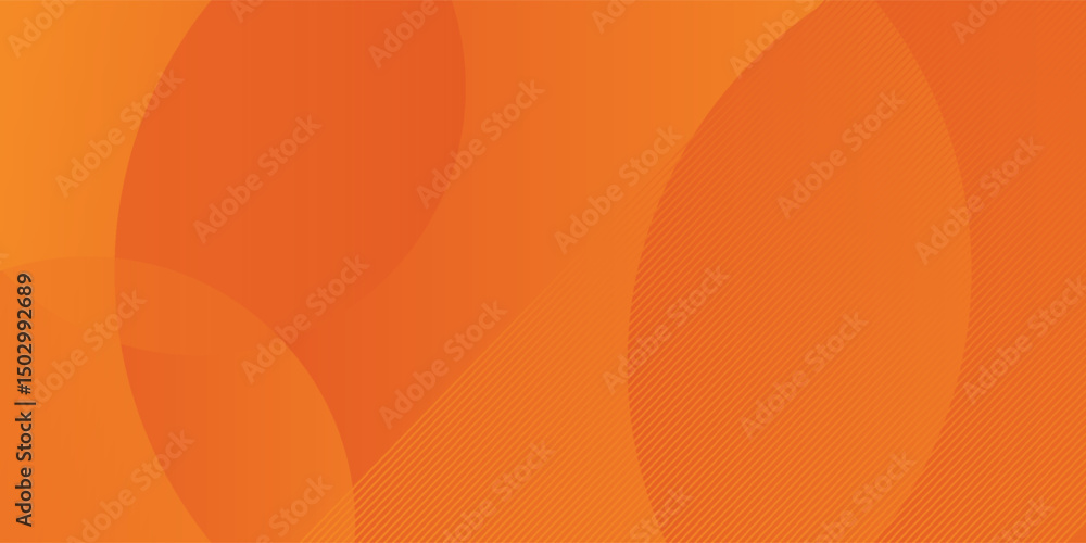 Poster modern orange abstract background with flowing wave lines. dynamic wave. smooth curve lines design e