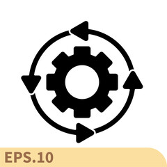 automation icons  symbol vector elements for infographic web