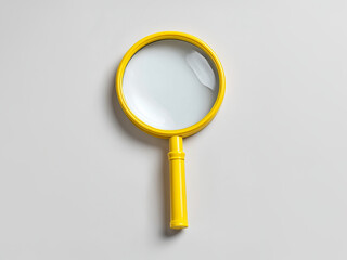 Magnifying Glass on White Background