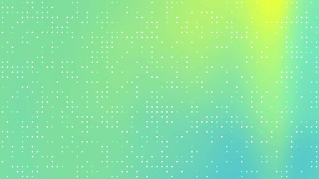 Pixelated Green Spring Tiles