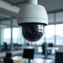 a dome security camera