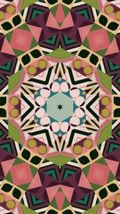 digital art in the form of a kaleidoscope