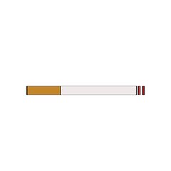 Cigarette icon. Cigarette isolated on white background. Cigarette vector illustration.