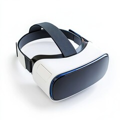 Fototapeta premium Virtual Reality Headset Isolated on White Background