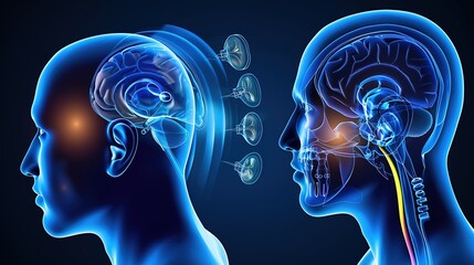 Obraz premium Neural Tinnitus: Decoding Central Nervous System Origins, Neuroplasticity, and Holistic Management Approaches