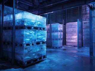 Warehouse refrigerated display units