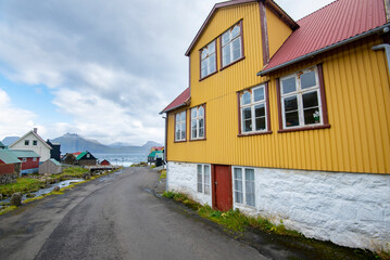 Obraz premium Gjogv Village - Faroe Islands