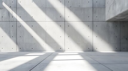 concrete wall and concrete floor