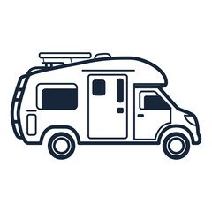 vector campervan