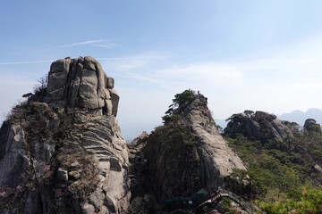 Dobongsan Mountain, Sinsendae Peak in Seoul, Korea