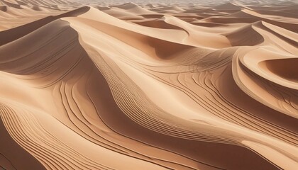 Golden Sand Dunes: Ripples of Desert Beauty