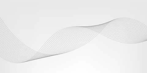 Abstract vector background with black wavy lines. EPS10