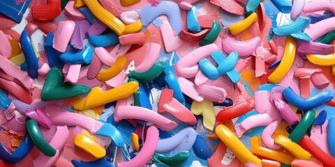 Colorful paint smear texture abstract art background