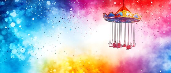 Rainbow Fairground Ride
