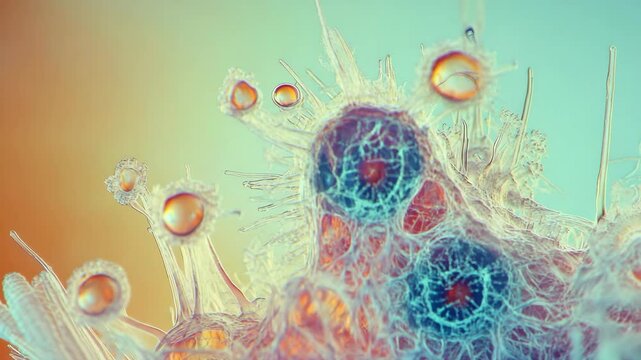 3d rendered illustration of a dna, virus cells in blue, bacteria under microscope, 3d rendered illustration of a bacteria, 3d rendered illustration of a virus